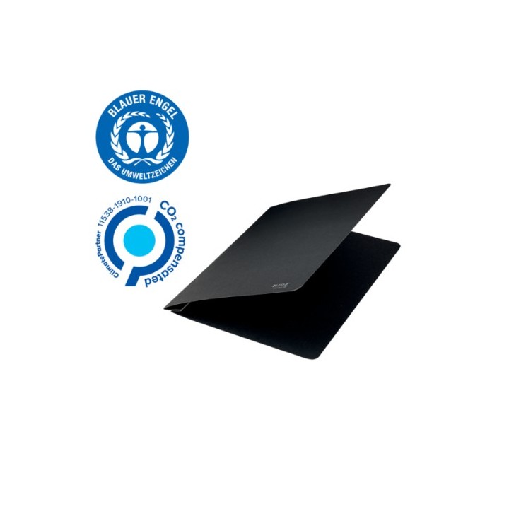 leitz 39040095 carpeta carton negro a4
