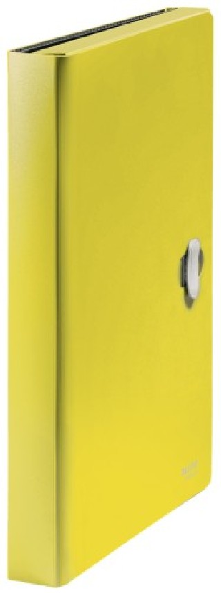 carpeta polipropileno acordeon 5 posiciones+bolsillo frontal broche giratorio a4 recycle amarillo le