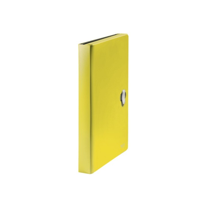 carpeta polipropileno acordeon 5 posiciones+bolsillo frontal broche giratorio a4 recycle amarillo le