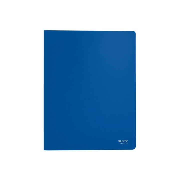carpeta polipropileno con 20 fundas a4 recycle azul leitz 46760035