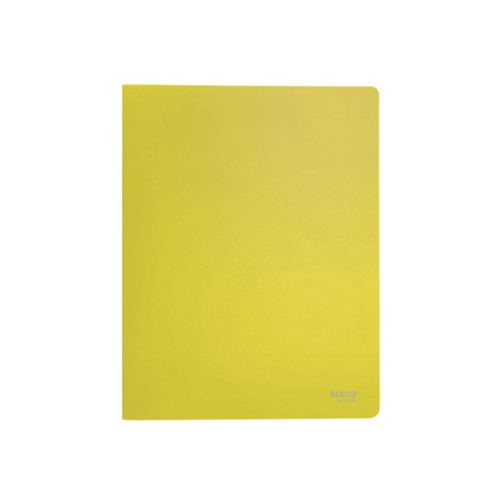 carpeta polipropileno con 40 fundas a4 recycle amarillo leitz 46770015