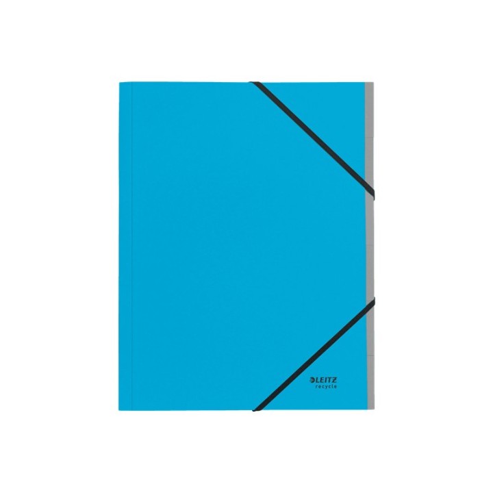 carpeta clasificadora de carton 6 posiciones a4 recycle 100% azul leitz 39140035