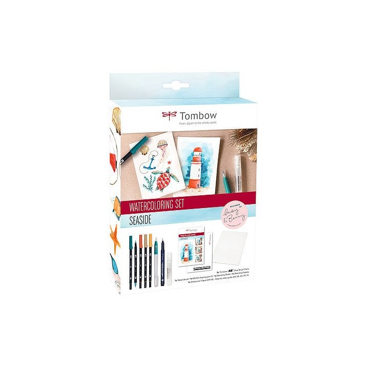 tombow wcs-sea kit de manualidades para ninos