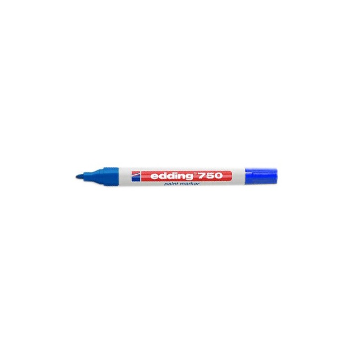 marcador permanente 2-4mm 750 azul edding 750-3