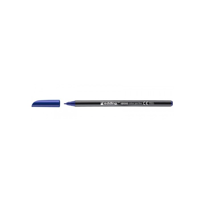 rotulador punta fina 1200 azul edding 1200-03