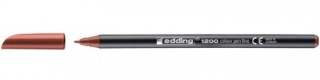 rotulador punta fina 1200 marron edding 1200-07