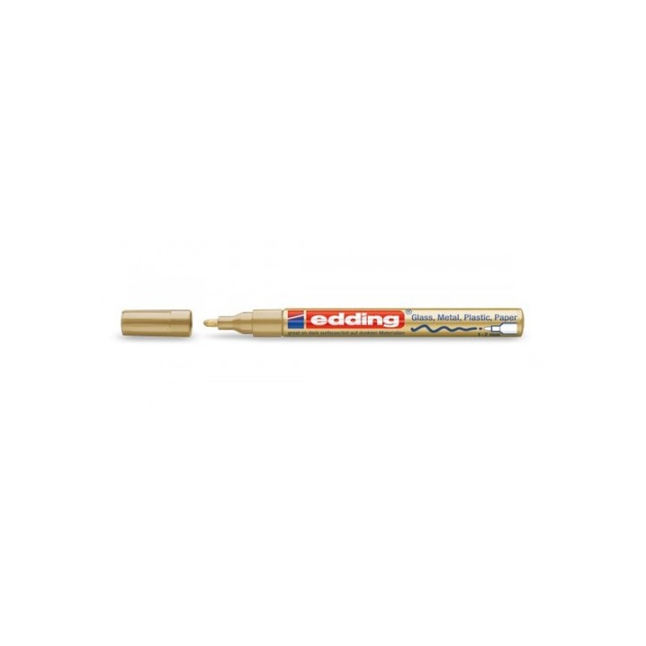 marcador permanente 1-2mm 751 oro edding 751-53