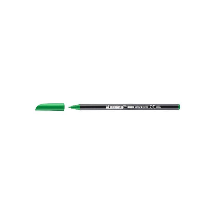 rotulador punta fina 1200 verde fluorescente edding 1200-64