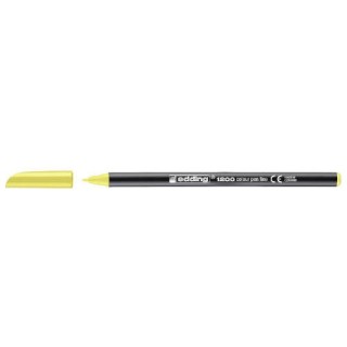 rotulador punta fina 1200 amarillo fluorescente edding 1200-65