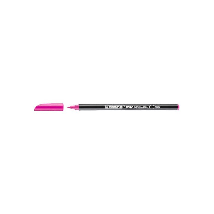rotulador punta fina 1200 rosa fluorescente edding 1200-69