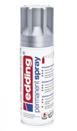 Spray Plata Mate. Edding...