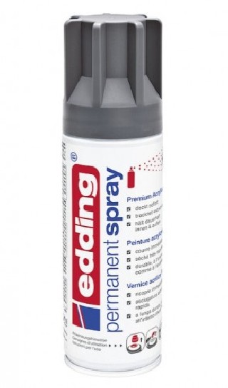 spray gris antracita mate. edding 5200-926