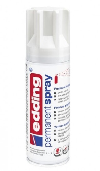 spray blanco trafico brilla. edding 5200-953