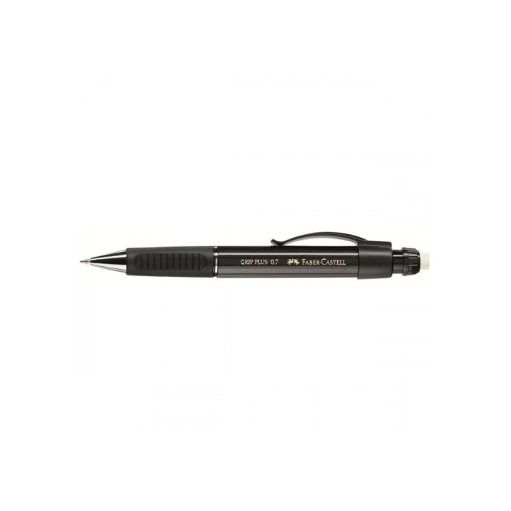 portaminas grip plus 0.7mm negro faber castell 130733