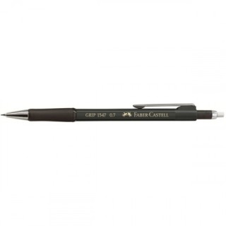 portaminas grip 0.7mm negro faber castell 134799