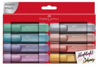 pack 8 marcadores textliner 1546 faber castell 154689
