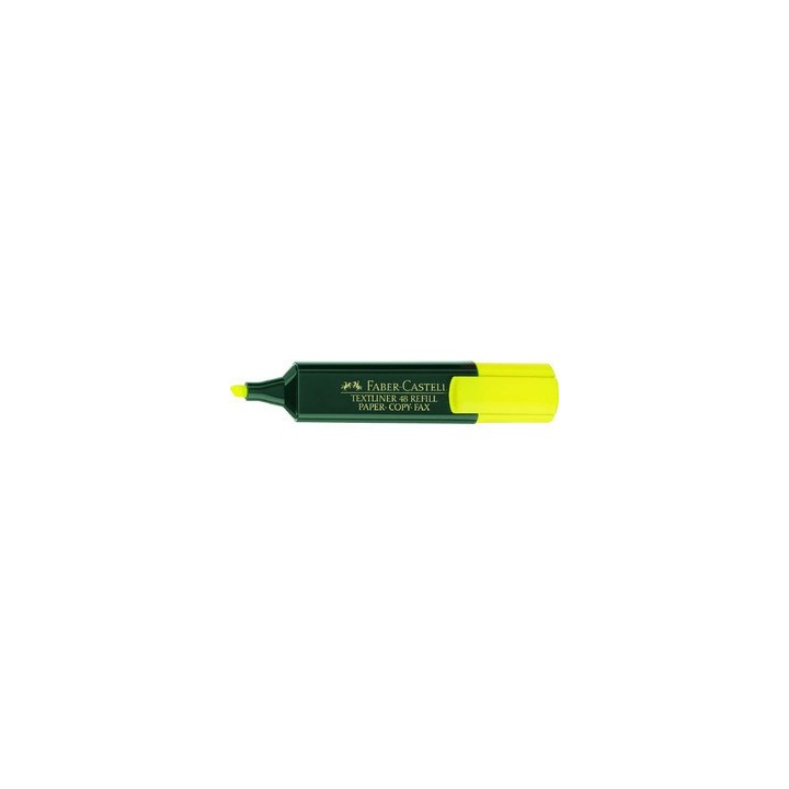 marcador fluor textliner amarillo faber castell 154807