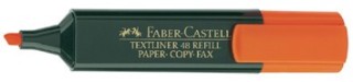 marcador fluor textliner naranja faber castell 154815