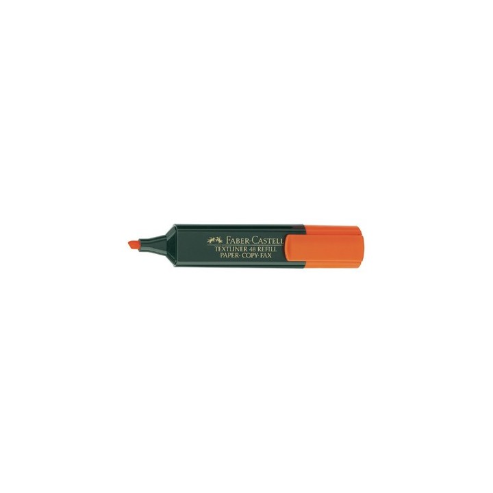 marcador fluor textliner naranja faber castell 154815