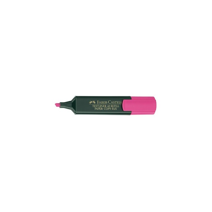 marcador fluor textliner rosa faber castell 154828