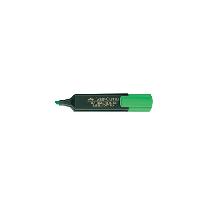 marcador fluor textliner verde faber castell 154863