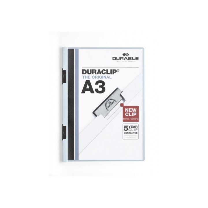 dossier con clip 60 h a3 azul durable 2218-06