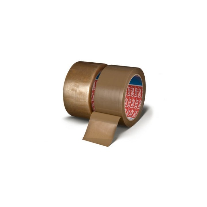 cinta de embalaje en polipropileno 50mm.x66m. marron tesa 04089-00006-06