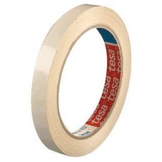 cinta de embalaje en pvc de colores 12mm.x66m. blanco tesa 04204-00086-00