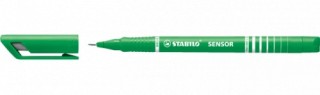 rotulador sensor punta fina 0,3mm. verde stabilo 189/36