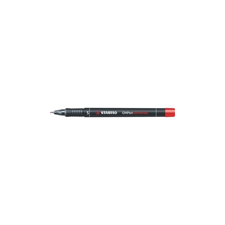marcador permanente punta superfina ohpen universal 0,4mm. rojo stabilo 841/40