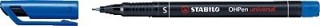 marcador permanente punta superfina ohpen universal 0,4mm. azul stabilo 841/41