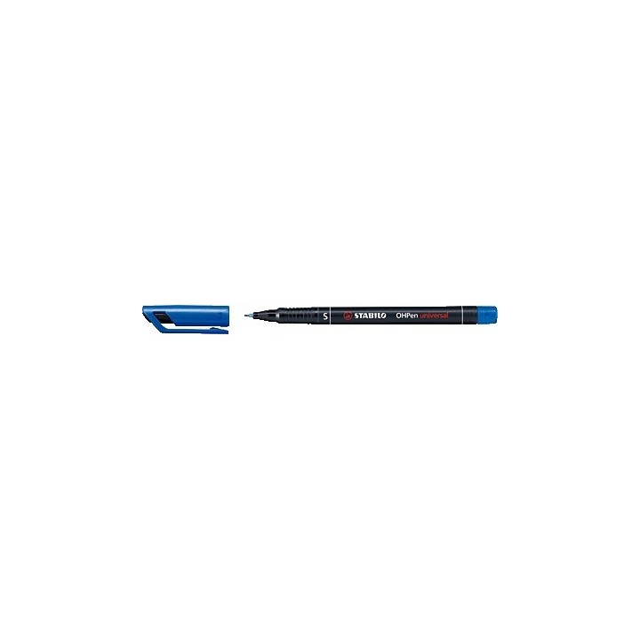 marcador permanente punta superfina ohpen universal 0,4mm. azul stabilo 841/41