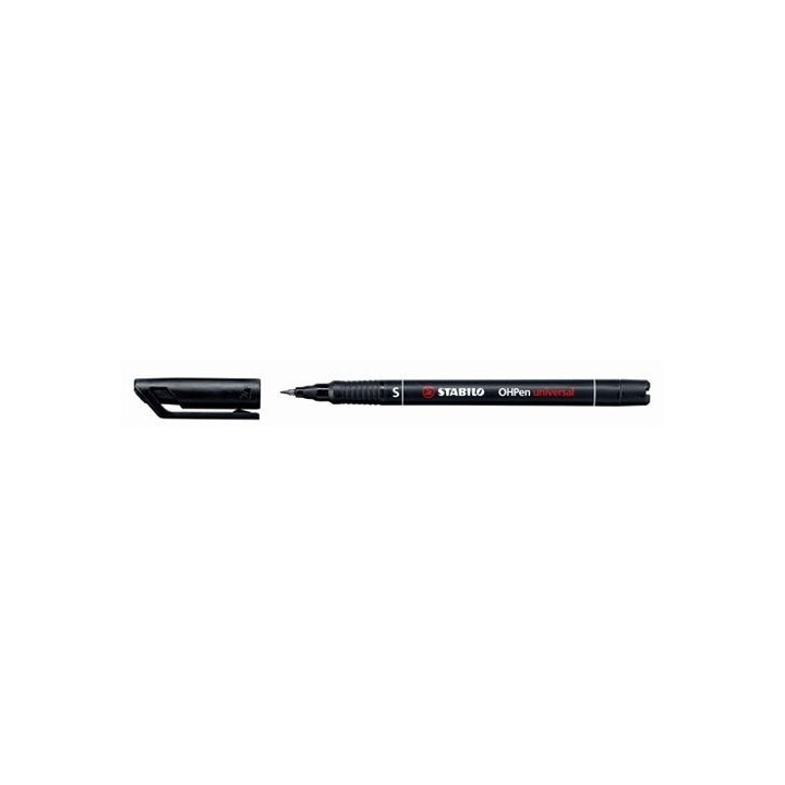 marcador permanente punta superfina ohpen universal 0,4mm. negro stabilo 841/46