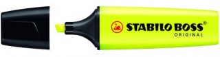 marcador fluorescente boss original trazo 2/5mm. amarillo stabilo 70/24