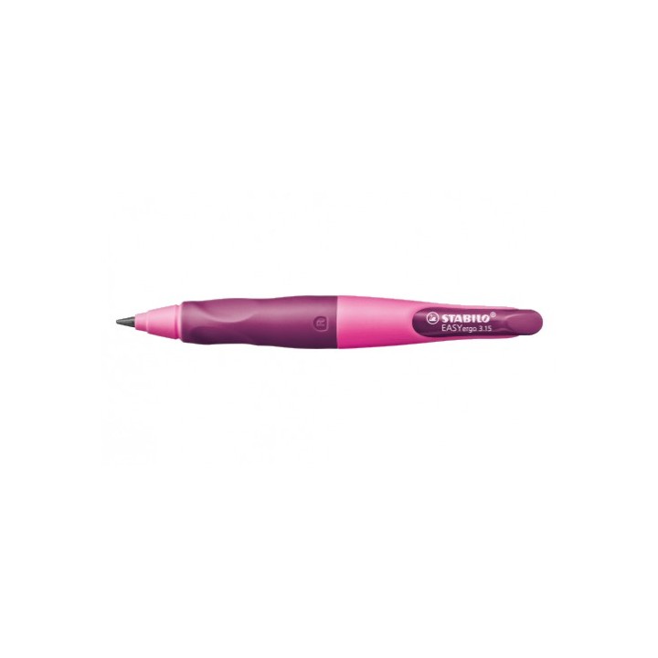 portaminas easyergo minas extra gruesas 3,15mm. para diestros rosa stabilo b-46870-5