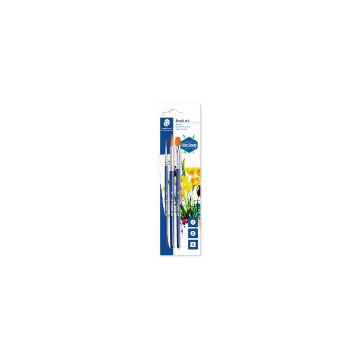 staedtler 989-sbk3-3 pincel para bellas artes 3 pieza(s)