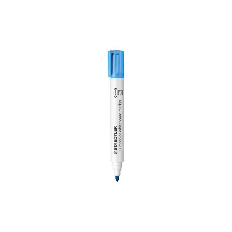 marcador pizarra lumocolor marker 351 trazo 2mm. azul claro staedtler 351-30