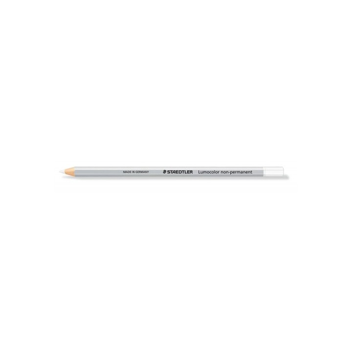 lapiz lumocolor non-permanent omnigraph blanco staedtler 108-0