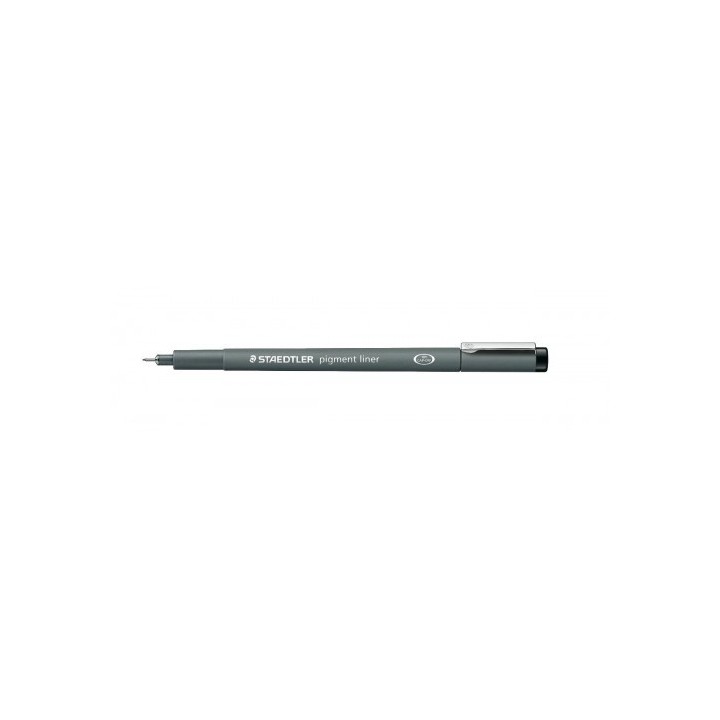 rotulador tinta pigmentada calibrado pigment liner 0,2 mm. negro staedtler 308 02-9