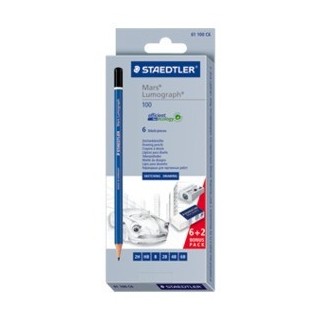 estuche de carton con sutido de intrumentos de dibujo artistico gama design journey staedtler 61 100