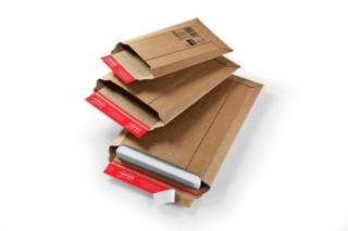 caja 20 bolsas colompac carton corrugado extra fuerte 540x730mm (b2) fuelle 50mm colompac 149220