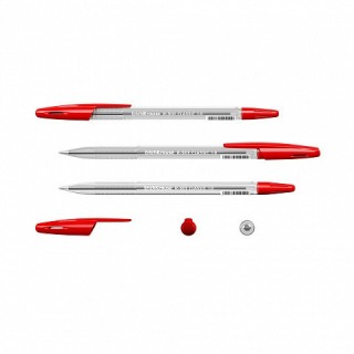 boligrafo r-301 classic stick 1.0, tinta color: rojo erich krause 43186