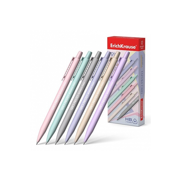 portaminas trio pastel 0.5 mm, hb erich krause 56013