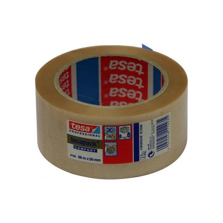 cinta de embalaje en pvc rugoso 50mm.x66m. transparente tesa 04100-00228-00
