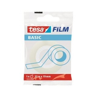cinta adhesiva translucida basic 19mm.x33m. tesa 58544-0000