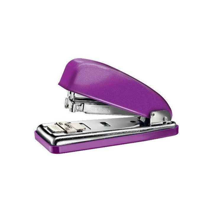 grapadora de sobremesa metalica modelo 226 wow color morado petrus 626515