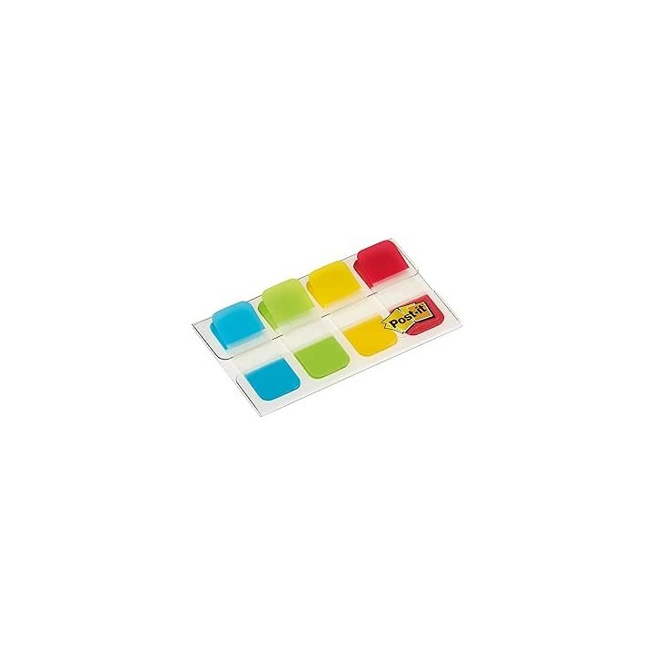 blister dispensador 40 marcadores index rigido 15,8x38mm rojo/amarillo/lima/azul 676-alyr-eu post-it