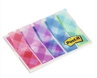 pack 5 dispensadores x 20 marcadores index 11,9x43,2mm colores surtidos decorados 684-pld5-eu post-i