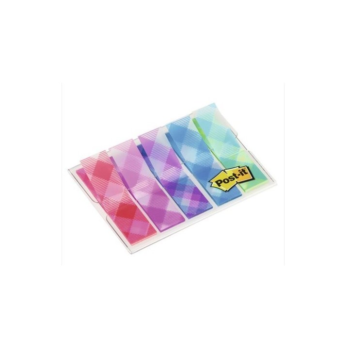 pack 5 dispensadores x 20 marcadores index 11,9x43,2mm colores surtidos decorados 684-pld5-eu post-i