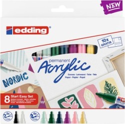 Edding Acrylic Negro, Azul,...